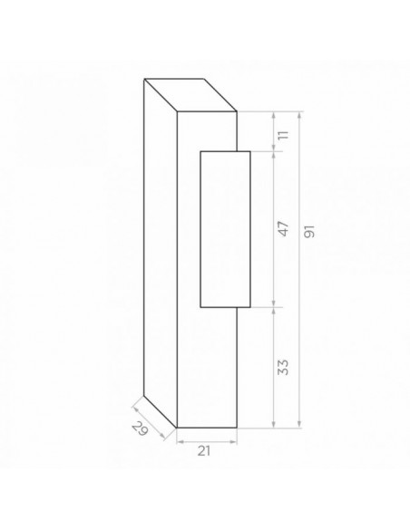 Elektrozaczep do furtki, z pamięcią i blokadą regulowany