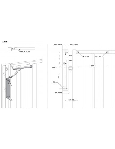 Samozamykacz Locinox VERTICLOSE-2-ZILV