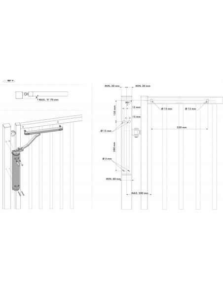 Samozamykacz Locinox VERTICLOSE-2-ZILV