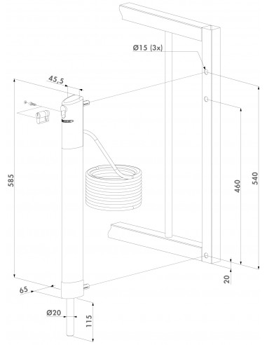 Elektryczny rygiel Locinox Electradrop