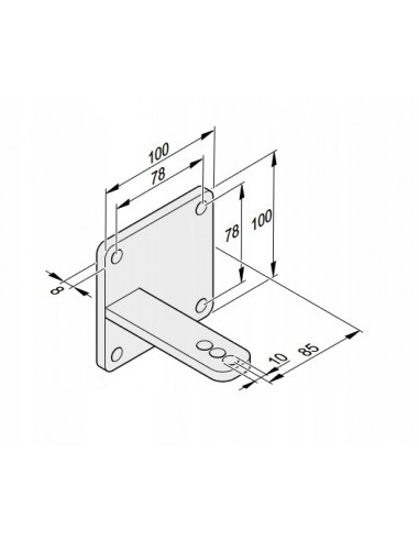 uchwyt SOMMER wspornik do słupa dla...