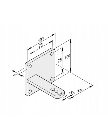 uchwyt SOMMER wspornik do słupa dla Twist 200 E/EL