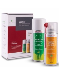 silikon i suchy smar- zestaw do bramy