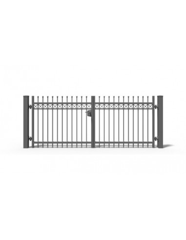 Brama dwuskrzydłowa JANTAR